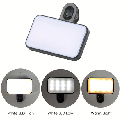 Mini LED Selfie Fill Light Ricaricabile Portatile - E-ALLSHOP