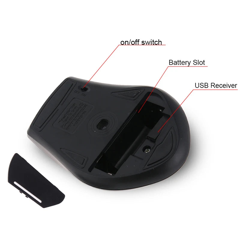 Mouse Wireless con Ricevitore USB - E-ALLSHOP