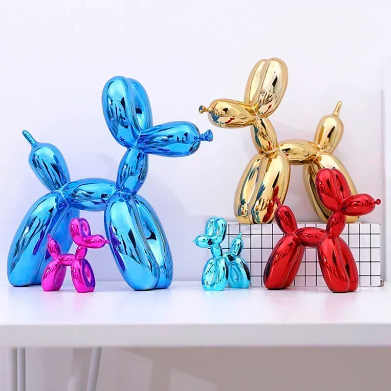 Balloon Dog Resin Sculpture