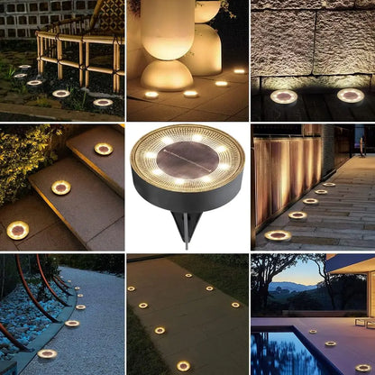 Luci Solari per Giardino Impermeabili 8 LED