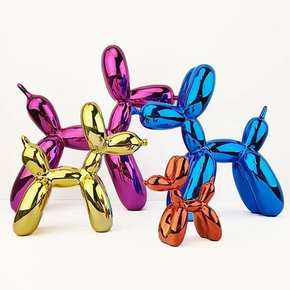 Balloon Dog Resin Sculpture