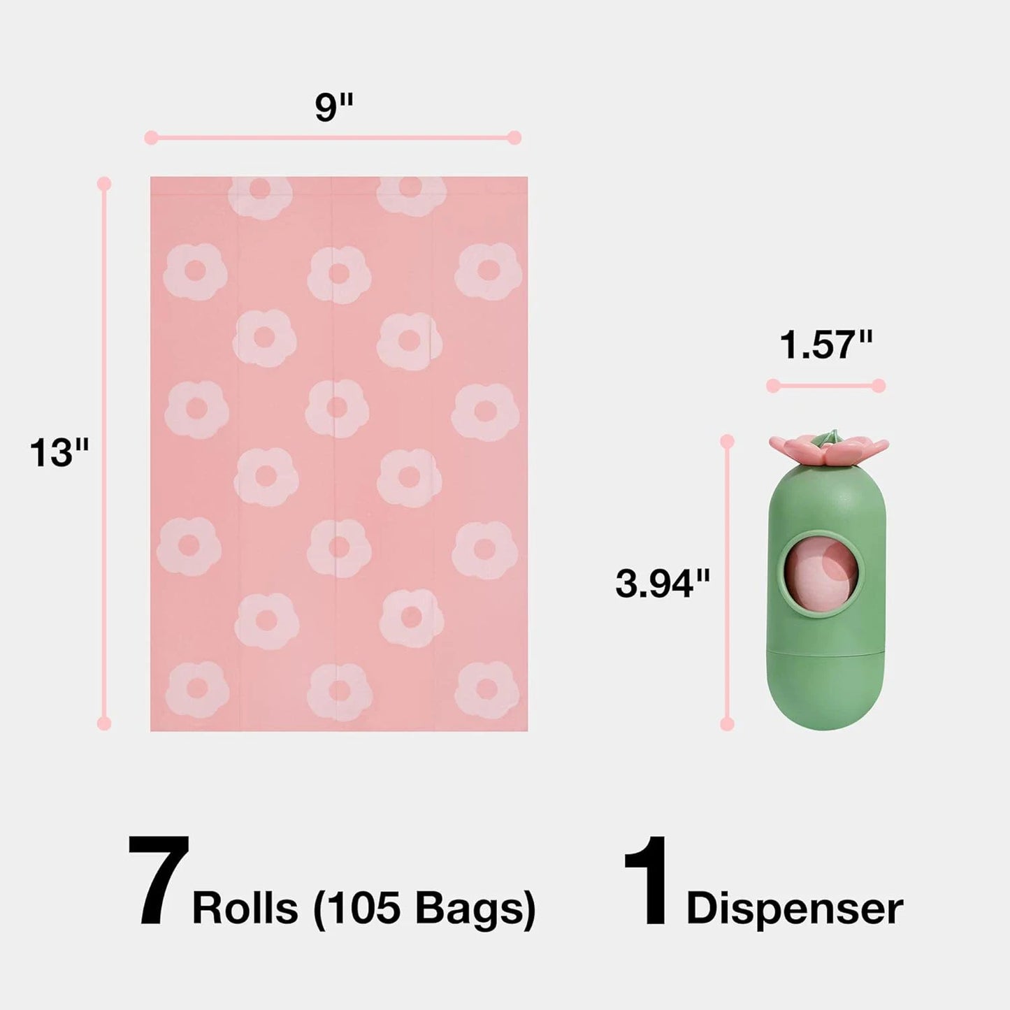 Dispenser con Sacchetti Igienici per Animali Domestici