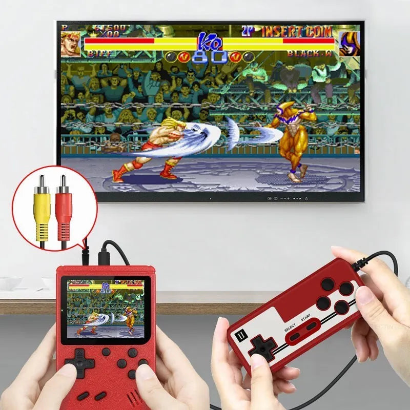 Mini Videogioco Portatile Retrò con 500 Giochi Integrati - E-ALLSHOP