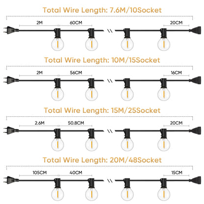 Catena Luminosa per Esterno - E-ALLSHOP