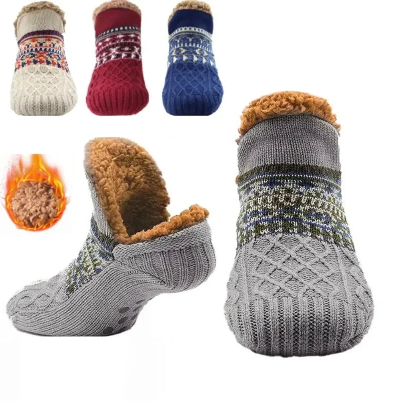 Indoor Winter Slippers Non-Slip Socks