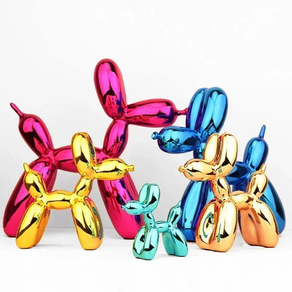 Balloon Dog Resin Sculpture