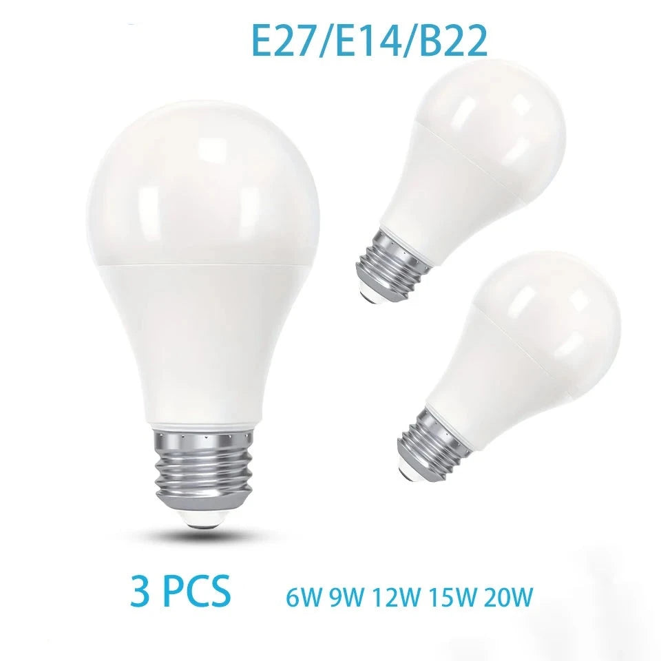 Lampadina a LED ad Alta Efficienza Energetica 3 Pezzi