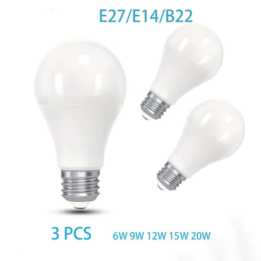 High Energy Efficiency LED Light Bulb 3 Pieces