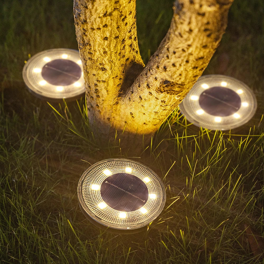 Luci Solari per Giardino Impermeabili 8 LED