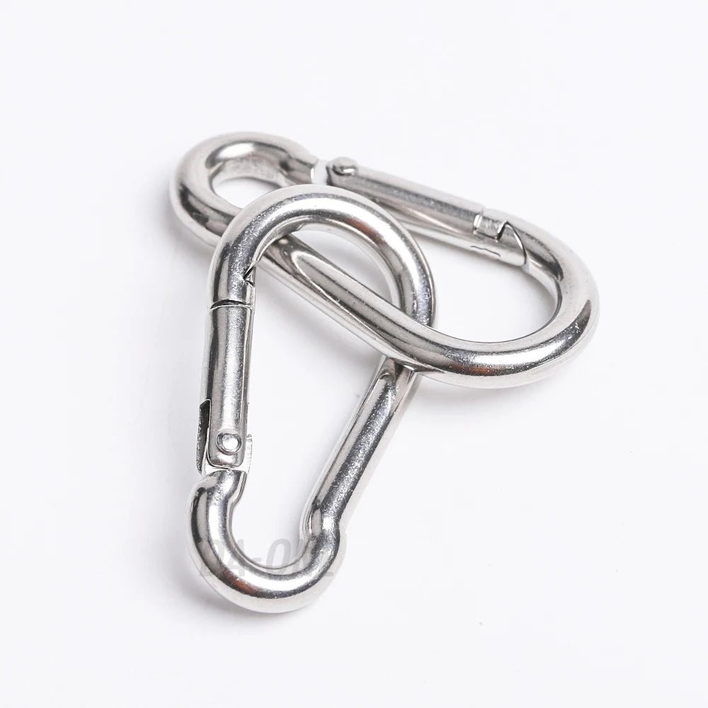 304 Stainless Steel Spring Snap Hooks Various Sizes