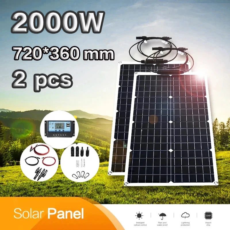 Kit Pannello Solare da 1000W e 2000W - E-ALLSHOP