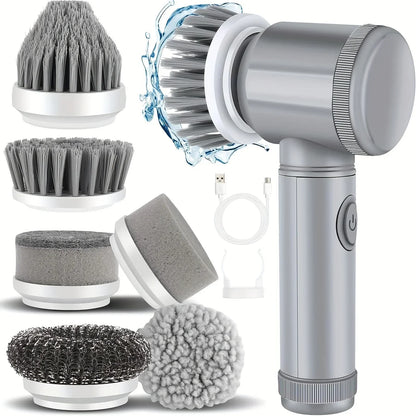 Scrubber elettrico a rotazione Set 9 Pezzi