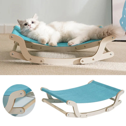 Kitten Amaca Dondolo per Gatti in Legno - E-ALLSHOP