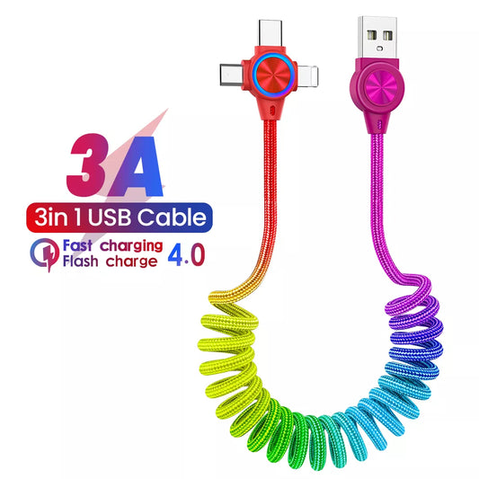 Cavo di Ricarica USB 3 in 1 - E-ALLSHOP