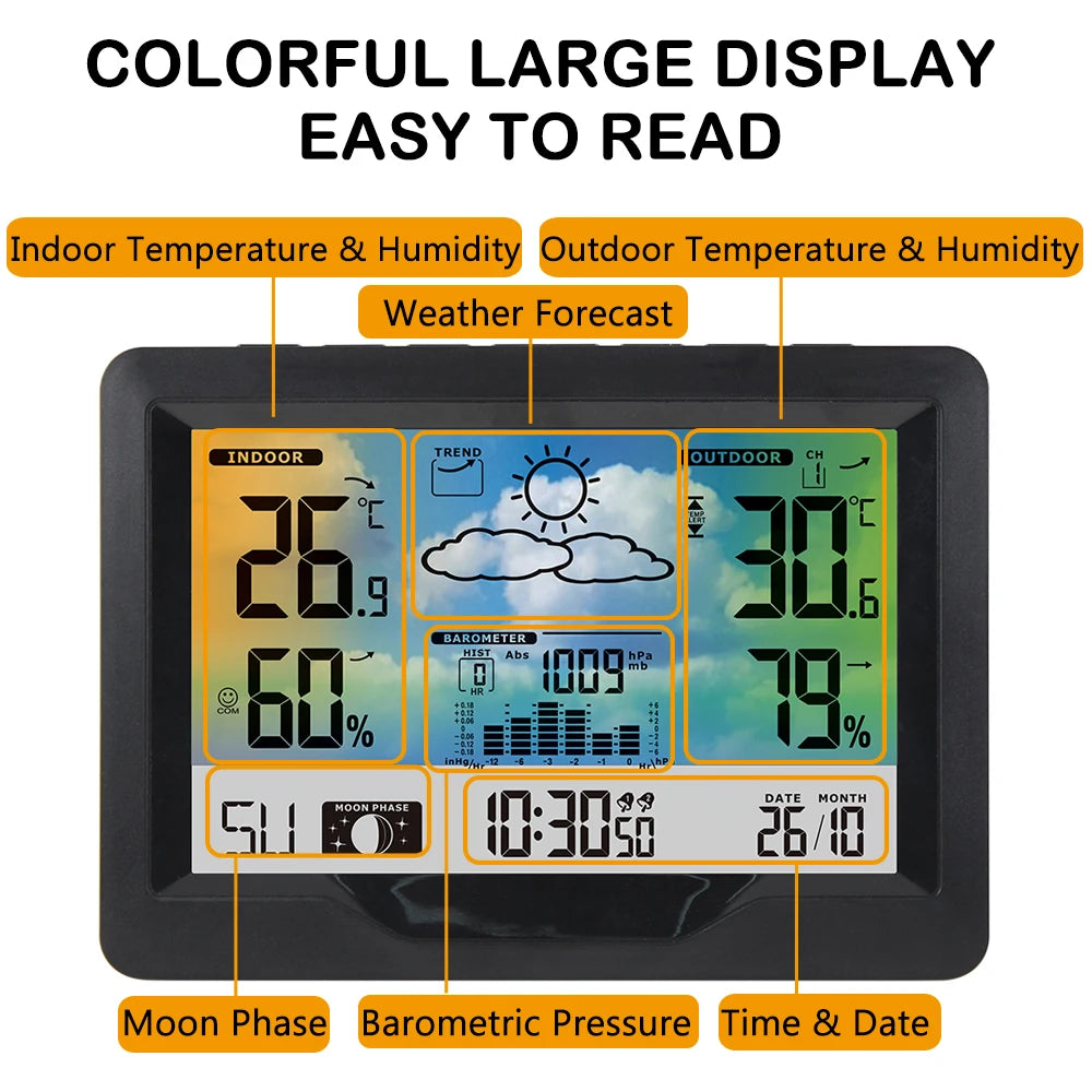 Stazione Meteorologica Wireless Multifunzione - E-ALLSHOP