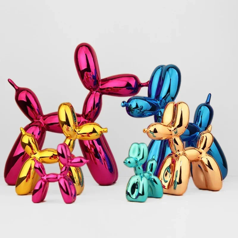 Balloon Dog Resin Sculpture