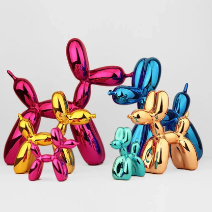 Balloon Dog Resin Sculpture