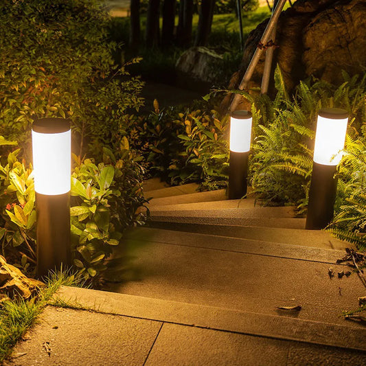 Luci Solari da Giardino in Acciaio Inossidabile - E-ALLSHOP