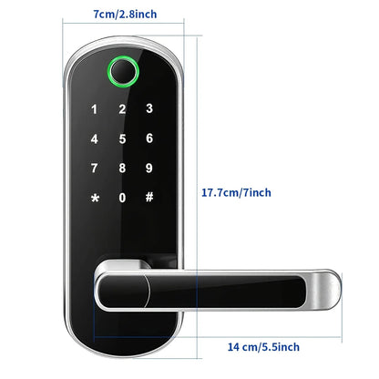 Serratura Smart Door Lock con RIconoscimento  Impronta Digitale