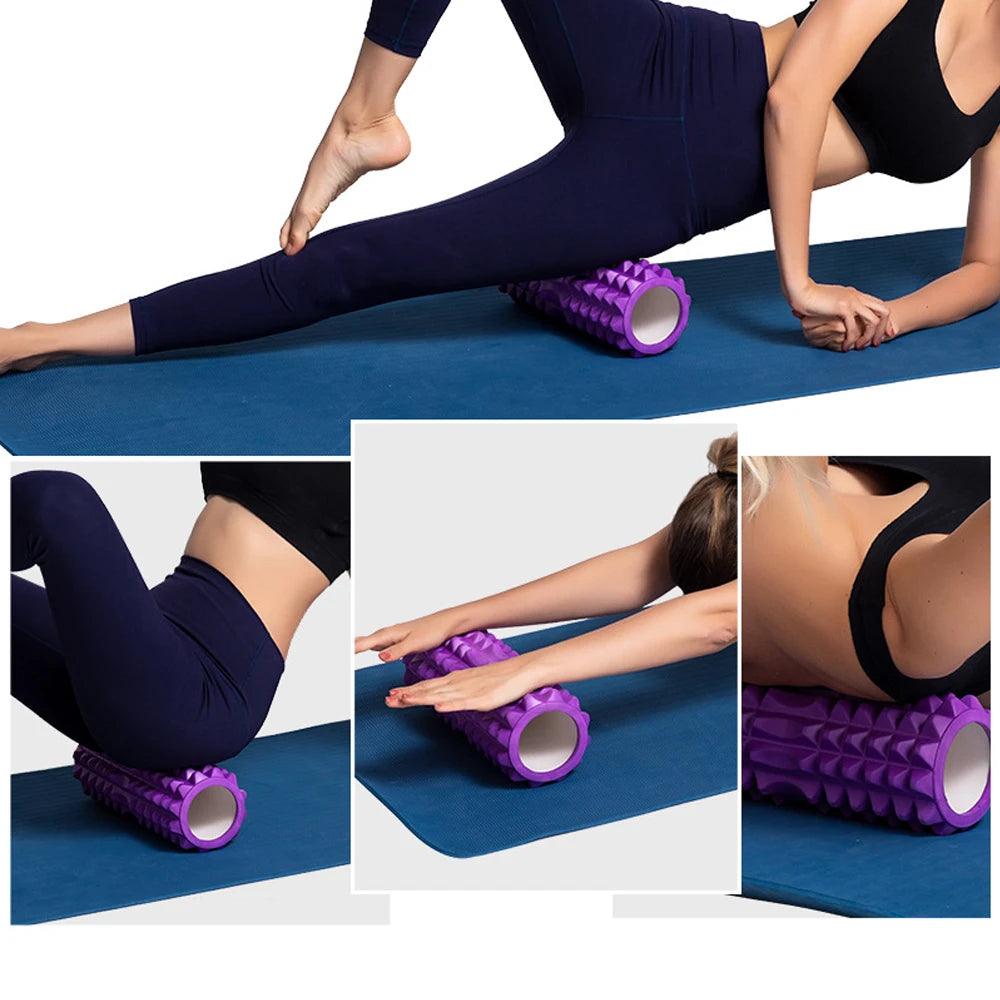 Yoga Foam Roller - Rullo in Schiuma per Massaggio Muscolare - E-ALLSHOP